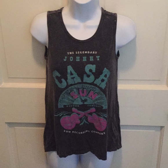 Tops - Johnny Cash graphic tank 2 for $10
